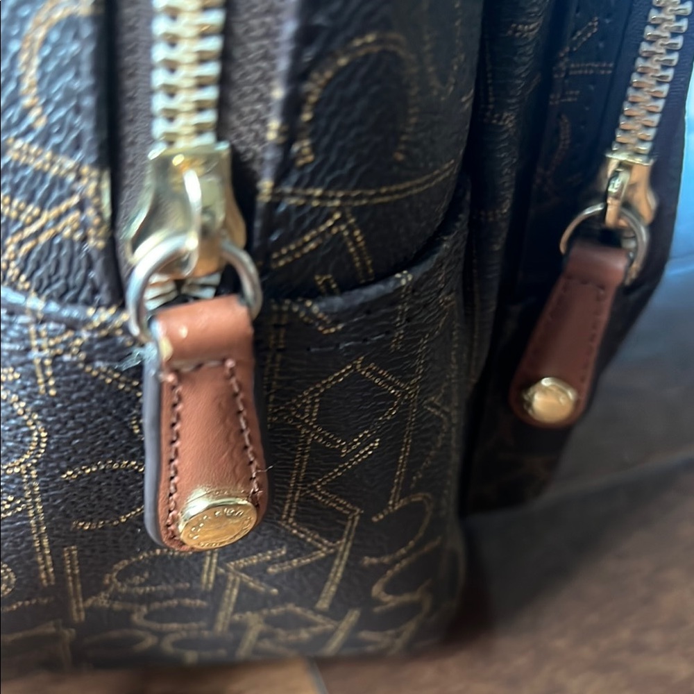 Calvin Klein Brown Small Monogram Backpack - image 5